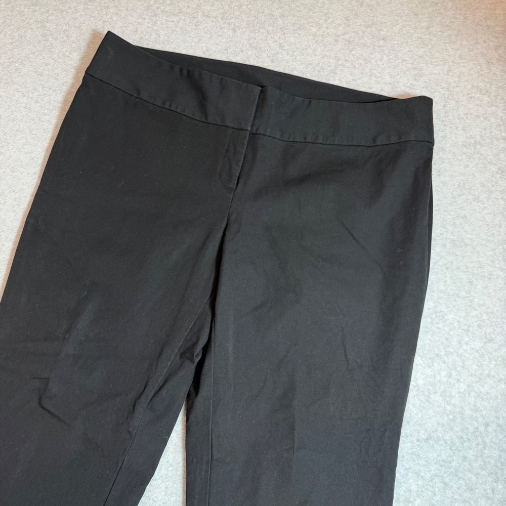Alfani Dress Pants Women 20W Black Tummy Control Straight Leg Plus Size